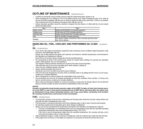 Komatsu WA320-7 (SN from A36001) 4WD Wheeled Loaders (USA) Operate and Maintenance manual (CEAM027400) Komatsu WA320-7 (SN from A36001) 4WD Wheeled Loaders (USA) Operate and Maintenance manual (CEAM027400)