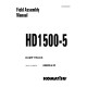 Komatsu HD1500-5 (SN from A30039) Rigid Dump Trucks (USA) Field Assembly Manual (CEAW003001)