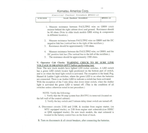 Komatsu 930E-3 (SN from A30304) Electric Dump Trucks (USA) Field Assembly Manual (CEAW003900) Komatsu 930E-3 (SN from A30304) Electric Dump Trucks (USA) Field Assembly Manual (CEAW003900)