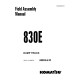 Komatsu 830E (SN from A30816) Electric Dump Trucks (USA) Field Assembly Manual (CEAW004701)