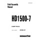 Komatsu HD1500-7 (SN from A30109) Rigid Dump Trucks (USA) Field Assembly Manual (CEAW004903)