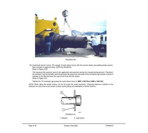 Komatsu 930E-4-SE (SN: A30587-30756) Electric Dump Trucks (USA) Field Assembly Manual (CEAW005000) Komatsu 930E-4-SE (SN: A30587-30756) Electric Dump Trucks (USA) Field Assembly Manual (CEAW005000)