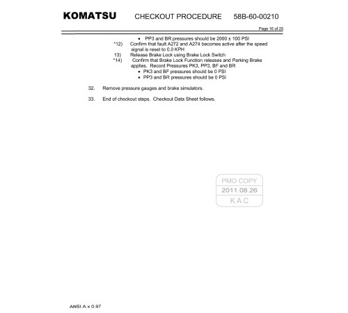 Komatsu 960E-2-K (SN from A50011) Electric Dump Trucks (USA) Field Assembly Manual (CEAW006502) Komatsu 960E-2-K (SN from A50011) Electric Dump Trucks (USA) Field Assembly Manual (CEAW006502)