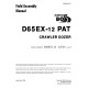 Komatsu D65EX-12 (SN from 62745) Crawler Dozers (Japan) Field Assembly Manual (CEAWD01701)