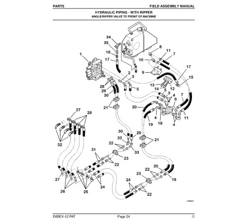 Komatsu D65EX-12 (SN from 62745) Crawler Dozers (Japan) Field Assembly Manual (CEAWD01701) Komatsu D65EX-12 (SN from 62745) Crawler Dozers (Japan) Field Assembly Manual (CEAWD01701)