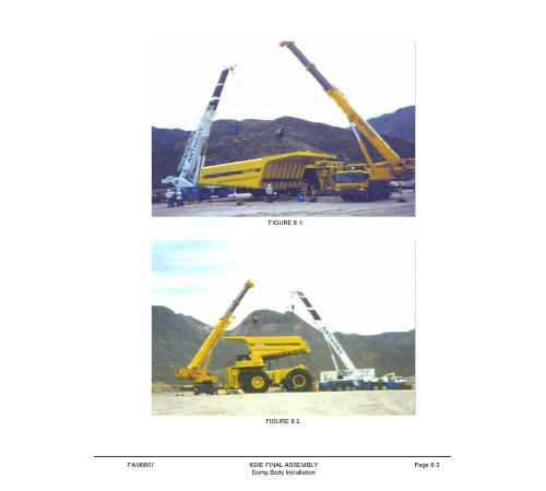 Komatsu 930E-2 (SN from A30121) Electric Dump Trucks (USA) Field Assembly Manual (CEAWD03300) Komatsu 930E-2 (SN from A30121) Electric Dump Trucks (USA) Field Assembly Manual (CEAWD03300)