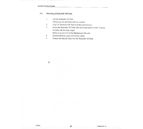 Komatsu PC4000-6 (SN: 8152-8155) Crawler Excavators (Germany) Field Assembly Manual (CEAWDPC4000) Komatsu PC4000-6 (SN: 8152-8155) Crawler Excavators (Germany) Field Assembly Manual (CEAWDPC4000)