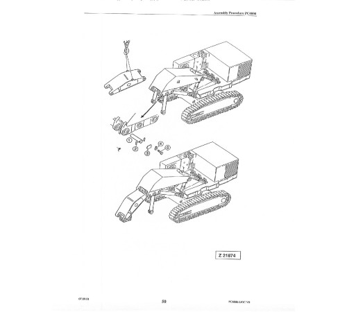 Komatsu PC4000-6 (SN: 8152-8155) Crawler Excavators (Germany) Field Assembly Manual (CEAWDPC4000) Komatsu PC4000-6 (SN: 8152-8155) Crawler Excavators (Germany) Field Assembly Manual (CEAWDPC4000)