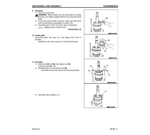 Komatsu WA250-3-L (SN from A70001) 4WD Wheeled Loaders (Japan) Workshop Manual (CEBM001301) Komatsu WA250-3-L (SN from A70001) 4WD Wheeled Loaders (Japan) Workshop Manual (CEBM001301)