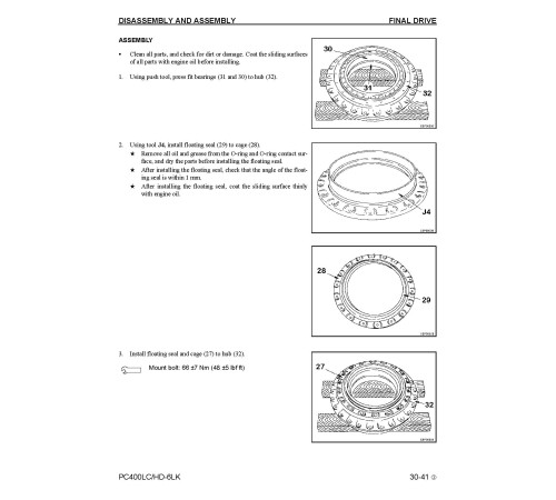 Komatsu PC400HD-6LK and PC400LC-6LK (SN: A83001-85000) Crawler Excavators (USA) Workshop Manual (CEBD002502) Komatsu PC400HD-6LK and PC400LC-6LK (SN: A83001-85000) Crawler Excavators (USA) Workshop Manual (CEBD002502)