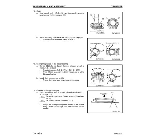 Komatsu WA600-3-L (SN from A52001) 4WD Wheeled Loaders (USA) Workshop Manual (CEBM002801) Komatsu WA600-3-L (SN from A52001) 4WD Wheeled Loaders (USA) Workshop Manual (CEBM002801)