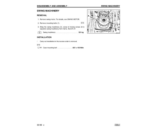 Komatsu PC300HD-6 and PC300LC-6 (SN from A83001) Crawler Excavators (USA) Workshop Manual (CEBD002901) Komatsu PC300HD-6 and PC300LC-6 (SN from A83001) Crawler Excavators (USA) Workshop Manual (CEBD002901)