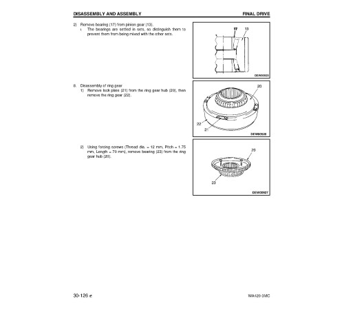 Komatsu WA420-3-MC (SN from A31001) 4WD Wheeled Loaders (Japan) Workshop Manual (CEBM003502) Komatsu WA420-3-MC (SN from A31001) 4WD Wheeled Loaders (Japan) Workshop Manual (CEBM003502)
