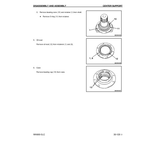 Komatsu WA900-3-LC (SN from A50001) 4WD Wheeled Loaders (USA) Workshop Manual (CEBD003702) Komatsu WA900-3-LC (SN from A50001) 4WD Wheeled Loaders (USA) Workshop Manual (CEBD003702)
