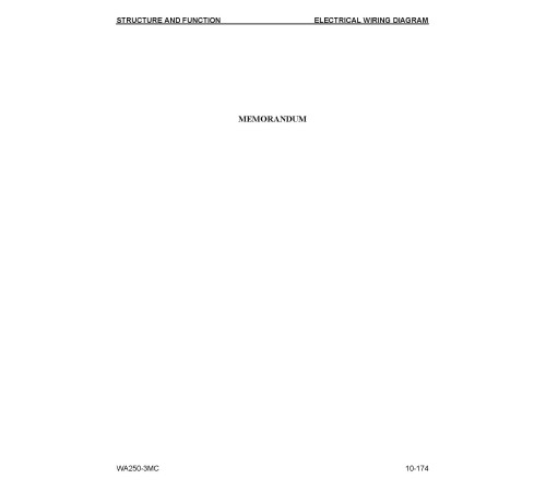 Komatsu WA250-3-MC (SN from A71001) 4WD Wheeled Loaders (Japan) Workshop Manual (CEBM004602) Komatsu WA250-3-MC (SN from A71001) 4WD Wheeled Loaders (Japan) Workshop Manual (CEBM004602)