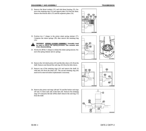 Komatsu D87E-2 (SN from P90001) and D87P-2 (SN from P92001) Crawler Dozers (USA) Workshop Manual (CEBD004802) Komatsu D87E-2 (SN from P90001) and D87P-2 (SN from P92001) Crawler Dozers (USA) Workshop Manual (CEBD004802)