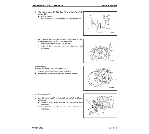 Komatsu WA180-3-MC (SN from A81001) 4WD Wheeled Loaders (Japan) Workshop Manual (CEBD005002) Komatsu WA180-3-MC (SN from A81001) 4WD Wheeled Loaders (Japan) Workshop Manual (CEBD005002)