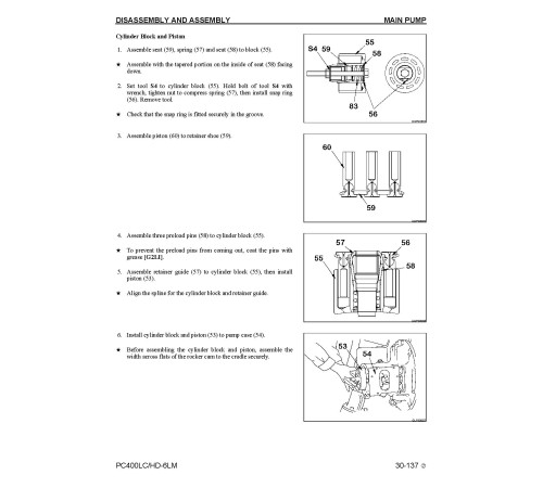 Komatsu PC400HD-6LM and PC400LC-6LM (SN from A85001) Crawler Excavators (USA) Workshop Manual (CEBD005302) Komatsu PC400HD-6LM and PC400LC-6LM (SN from A85001) Crawler Excavators (USA) Workshop Manual (CEBD005302)