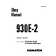 Komatsu 930E-2 (SN: A30156-30180) Electric Dump Trucks w.Cummins QSK60 Engines (USA) Workshop Manual (CEBD006502)