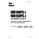 Komatsu TLB2 4WD 2WS/4WS PS Powershift Transmissions for WB140PS-2, WB150PS-2 Backhoe Loaders Workshop Manual (CEBD009200)