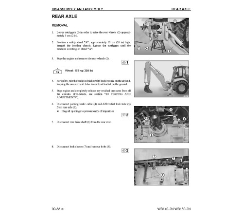 Komatsu WB140-2-N and WB150-2-N Backhoe Loaders (USA) Workshop Manual (CEBD009802) Komatsu WB140-2-N and WB150-2-N Backhoe Loaders (USA) Workshop Manual (CEBD009802)