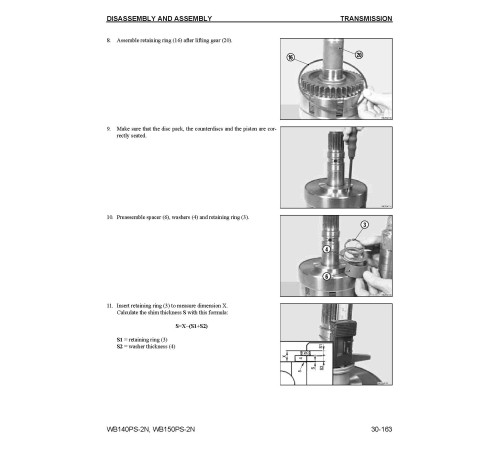 Komatsu WB140PS-2-N and WB150PS-2-N Backhoe Loaders (USA) Workshop Manual (CEBD011100) Komatsu WB140PS-2-N and WB150PS-2-N Backhoe Loaders (USA) Workshop Manual (CEBD011100)