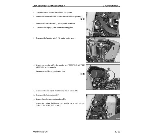 Komatsu WB150AWS-2-N (SN from A90001) Backhoe Loaders (USA) Workshop Manual (CEBD011300) Komatsu WB150AWS-2-N (SN from A90001) Backhoe Loaders (USA) Workshop Manual (CEBD011300)