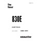 Komatsu 830E (SN: A30689-30707) Electric Dump Trucks (USA) Workshop Manual (CEBD011700)