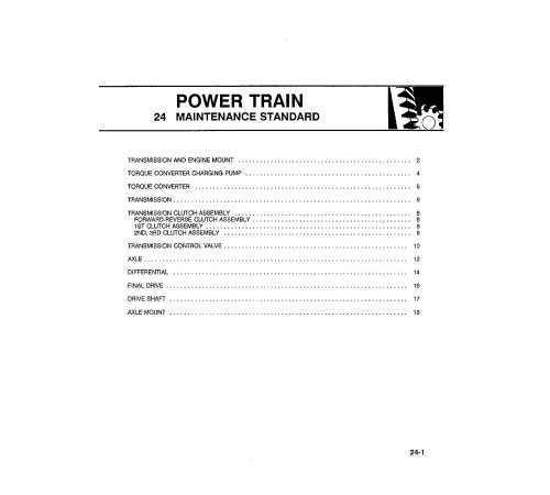 Komatsu WA120-1-LC (SN from A20001) 4WD Wheeled Loaders (Japan) Workshop Manual (CEBDW16040) Komatsu WA120-1-LC (SN from A20001) 4WD Wheeled Loaders (Japan) Workshop Manual (CEBDW16040)