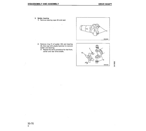 Komatsu WA320-3-L (SN from A30001) 4WD Wheeled Loaders (Japan) Workshop Manual (CEBMW19071) Komatsu WA320-3-L (SN from A30001) 4WD Wheeled Loaders (Japan) Workshop Manual (CEBMW19071)