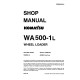 Komatsu WA500-1-L (SN from A20854) 4WD Wheeled Loaders (USA) Workshop Manual (CEBMW25010)