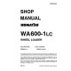 Komatsu WA600-1-LC (SN from A50001) 4WD Wheeled Loaders (USA) Workshop Manual (CEBMW26030)