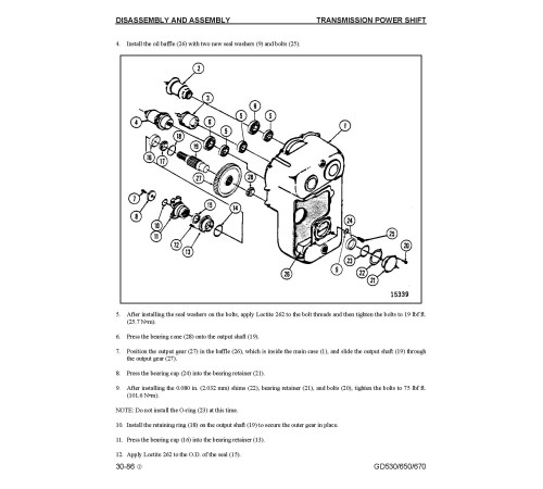 Komatsu GD530A(W)-2-EY, GD650A(W)-2-EY, GD670A(W)-2-EY (SN. from 210098) Motor Graders (USA) Workshop Manual (CEBM003902) Komatsu GD530A(W)-2-EY, GD650A(W)-2-EY, GD670A(W)-2-EY (SN. from 210098) Motor Graders (USA) Workshop Manual (CEBM003902)