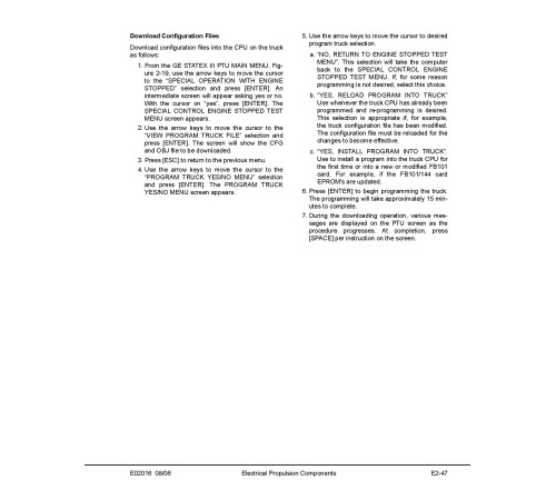 Komatsu 830E (SN: A30625-30649) Electric Dump Trucks (USA) Workshop Manual (CEBM006301) Komatsu 830E (SN: A30625-30649) Electric Dump Trucks (USA) Workshop Manual (CEBM006301)