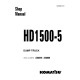 Komatsu HD1500-5 (SN: A30049-30069) Rigid Dump Trucks (USA) Workshop Manual (CEBM010701)