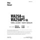 Komatsu WA250-5-L Wheel Loaders and WA250PT-5-L Parallel Tool Cariers Workshop Manual (CEBM011604)