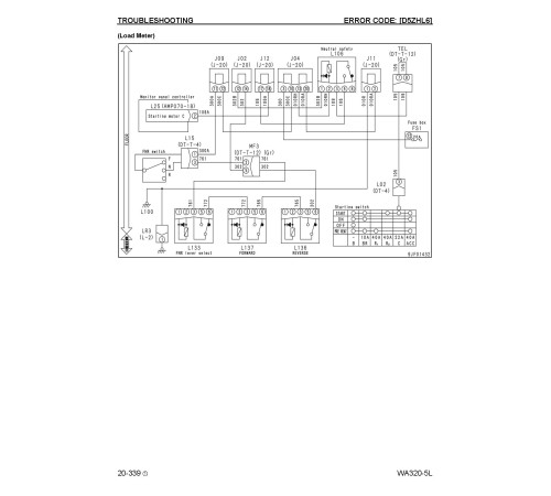 Komatsu WA320-5L (SN from A32001) 4WD Wheeled Loaders (Japan) Workshop Manual (CEBM012004) Komatsu WA320-5L (SN from A32001) 4WD Wheeled Loaders (Japan) Workshop Manual (CEBM012004)