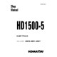 Komatsu HD1500-5 (SN: A30070; A30071; A30077) Rigid Dump Trucks (USA) Workshop Manual (CEBM012601)