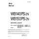 Komatsu WB140PS-2-N and WB150PS-2-N Backhoe Loaders with S4D106-1 engine (USA) Workshop Manual (CEBM012801)