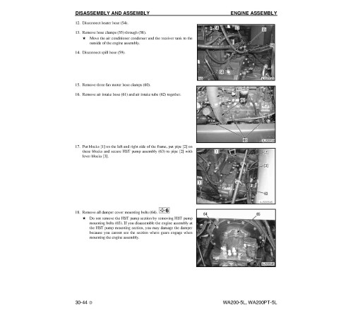 Komatsu WA200-5-L 4WD Wheeled Loaders and WA200PT-5L Tool Cariers (Japan) Workshop Manual (CEBM013003) Komatsu WA200-5-L 4WD Wheeled Loaders and WA200PT-5L Tool Cariers (Japan) Workshop Manual (CEBM013003)