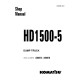 Komatsu HD1500-5 (SN: A30072-30076) Rigid Dump Trucks (USA) Workshop Manual (CEBM013401)