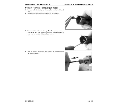 Komatsu SK1026-5-N (SN from A80001) Skid Steer Loaders (USA) Workshop Manual (CEBM014201) Komatsu SK1026-5-N (SN from A80001) Skid Steer Loaders (USA) Workshop Manual (CEBM014201)