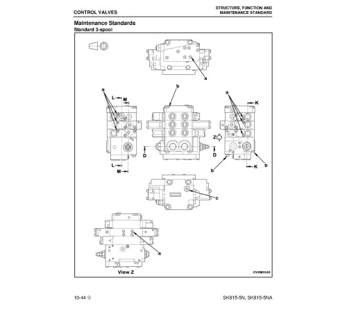 Komatsu SK815-5 and SK815-5-NA Skid Steer Loaders with 4D88E-5, 4D84E-5 engines (USA) Workshop Manual (CEBM015901) Komatsu SK815-5 and SK815-5-NA Skid Steer Loaders with 4D88E-5, 4D84E-5 engines (USA) Workshop Manual (CEBM015901)