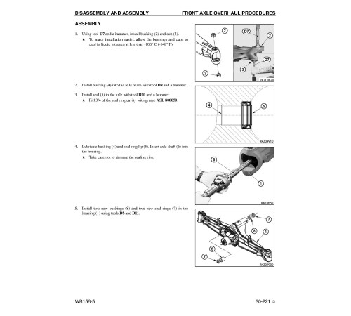 Komatsu WB156-5 (SN from A63001) Backhoe Loaders (USA) Workshop Manual (CEBM016602) Komatsu WB156-5 (SN from A63001) Backhoe Loaders (USA) Workshop Manual (CEBM016602)