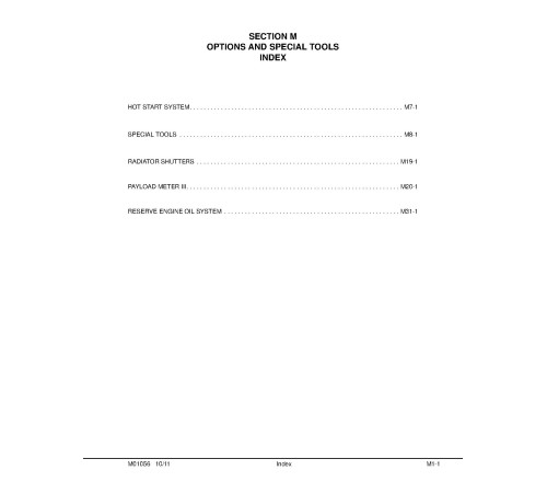 Komatsu 930E-4 (SN: A30462-30600) Electric Dump Trucks (USA) Workshop Manual (CEBM017909) Komatsu 930E-4 (SN: A30462-30600) Electric Dump Trucks (USA) Workshop Manual (CEBM017909)