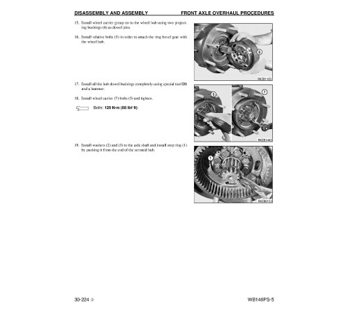 Komatsu WB146PS-5 (SN from A43001) Backhoe Loaders (USA) Workshop Manual (CEBM018501) Komatsu WB146PS-5 (SN from A43001) Backhoe Loaders (USA) Workshop Manual (CEBM018501)