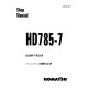 Komatsu HD785-7 (SN from A10001) Rigid Dump Trucks (USA) Workshop Manual (CEBM019012)
