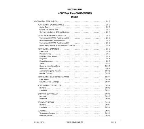 Komatsu 830E-1-AC (SN: A30072-30078) Electric Dump Trucks (USA) Workshop Manual (CEBM019302) Komatsu 830E-1-AC (SN: A30072-30078) Electric Dump Trucks (USA) Workshop Manual (CEBM019302)