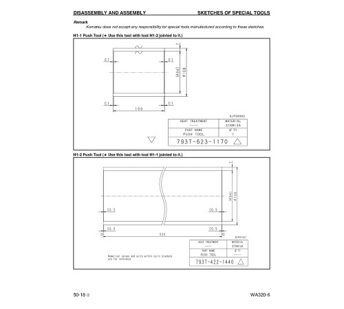 Komatsu WA320-6 (SN: A34001-35000) 4WD Wheeled Loaders with SAA6D107E-1 engines (USA) Workshop Manual (CEBM019803) Komatsu WA320-6 (SN: A34001-35000) 4WD Wheeled Loaders with SAA6D107E-1 engines (USA) Workshop Manual (CEBM019803)