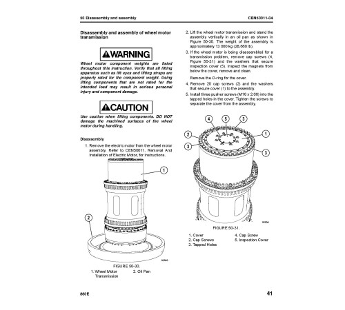 Komatsu 860E-1-KT (SN: A30004-30030) Electric Dump Trucks (USA) Workshop Manual (CEBM022005) Komatsu 860E-1-KT (SN: A30004-30030) Electric Dump Trucks (USA) Workshop Manual (CEBM022005)